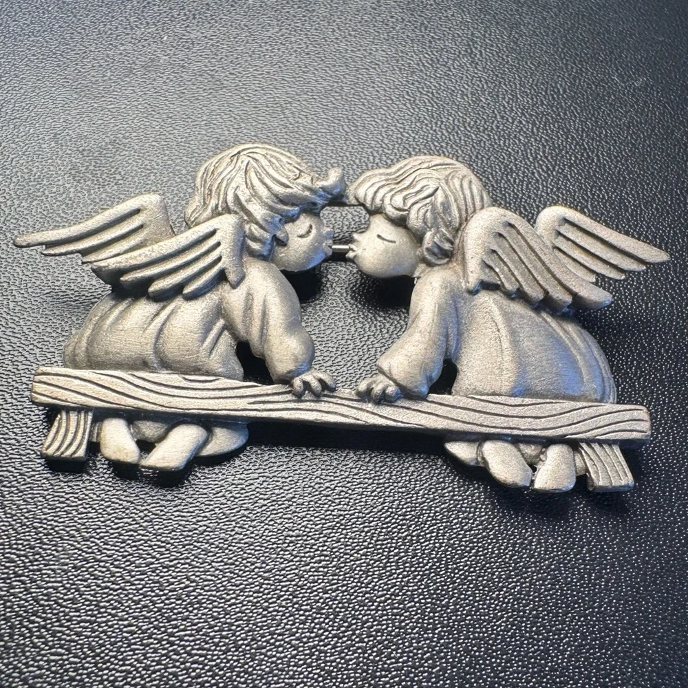 Vintage Jonetre Jewelry Cupid Brooch